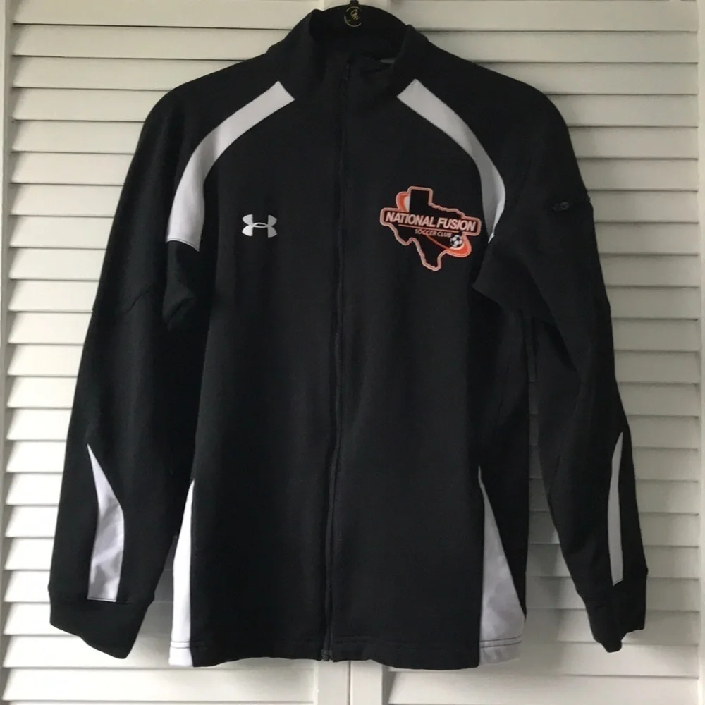 Under Armour Black Youth Soccer Zip Up Jacket